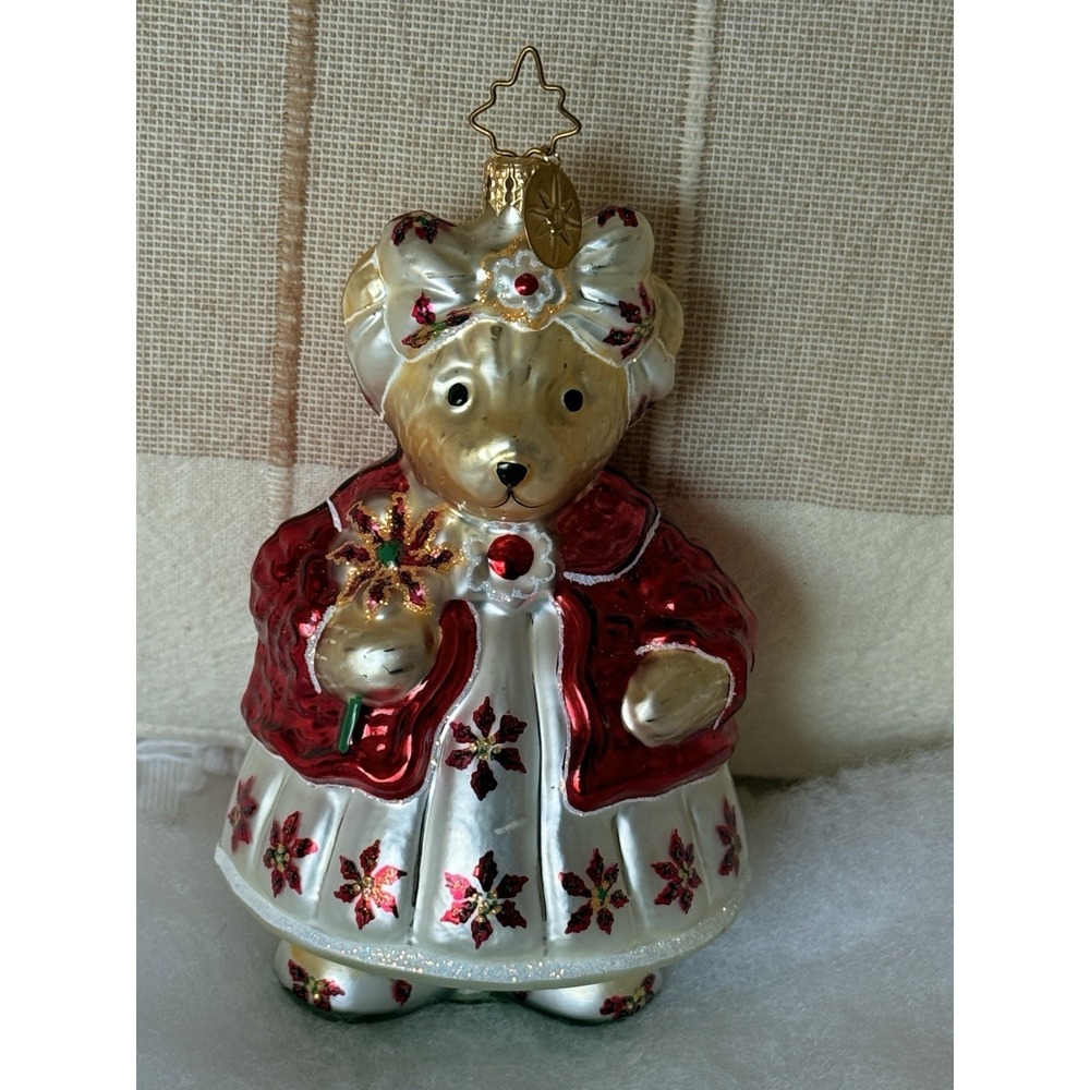 Christopher Radko Vintage Picking Poinsettias Muffy Ltd. Edition of 900